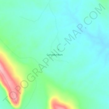 Curundundum地形图、海拔、地势