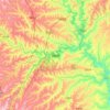 黄陵县地形图、海拔、地势