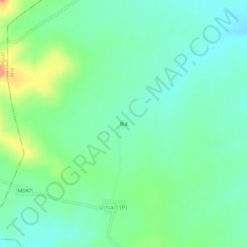 Bid地形图、海拔、地势