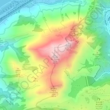 和尚峒地形图、海拔、地势
