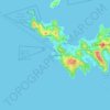 古斯塔維亞地形图、海拔、地势