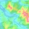 Las Rozas / Les Roces地形图、海拔、地势