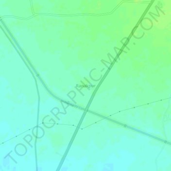 Ranakpur地形图、海拔、地势