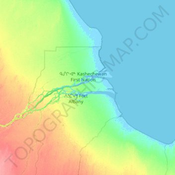 Albany Island地形图、海拔、地势