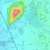 竹子腳地形图、海拔、地势
