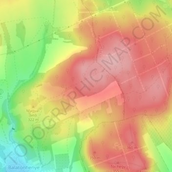 Magyar地形图、海拔、地势