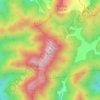 雪峰山地形图、海拔、地势