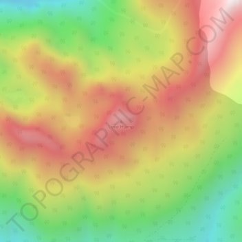 Love Hump地形图、海拔、地势