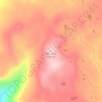 Elk Knob地形图、海拔、地势