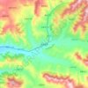 草沟堡乡地形图、海拔、地势