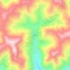 天宝村地形图、海拔、地势