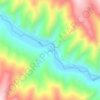 火拉地形图、海拔、地势