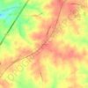 Barnsley地形图、海拔、地势