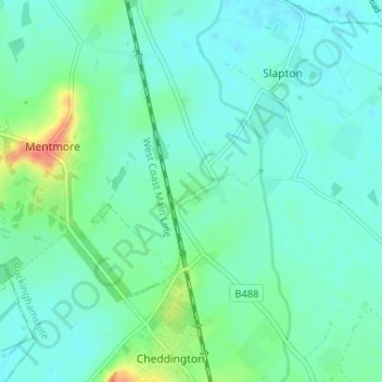 Horton地形图、海拔、地势