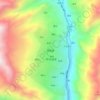 甲居镇地形图、海拔、地势