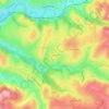 Chambaud地形图、海拔、地势