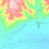 余粮村地形图、海拔、地势