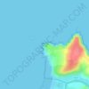 Godrevy Point地形图、海拔、地势