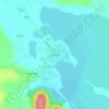 Burträsk地形图、海拔、地势