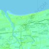Lingayen地形图、海拔、地势