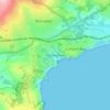 Charlestown地形图、海拔、地势