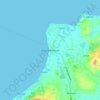 Daanbantayan地形图、海拔、地势