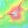 次仁岗/养莫可朗地形图、海拔、地势