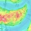 解放碑地形图、海拔、地势