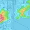 路環村地形图、海拔、地势