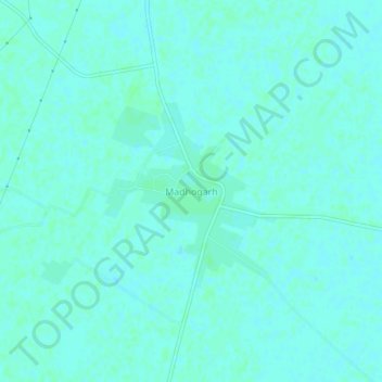 Madhogarh地形图、海拔、地势