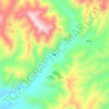 浦里地形图、海拔、地势