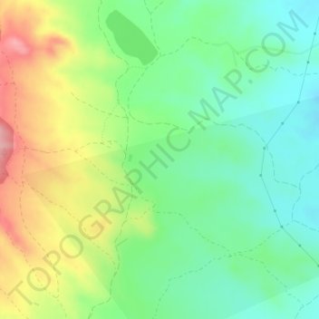 La Charosa地形图、海拔、地势