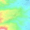 丘陵村地形图、海拔、地势