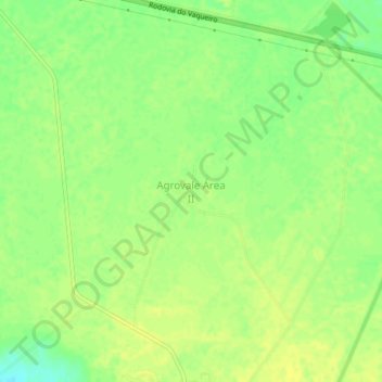 Agrovale Área II地形图、海拔、地势