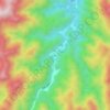 毛楼村地形图、海拔、地势