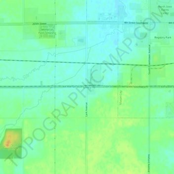 Emery地形图、海拔、地势