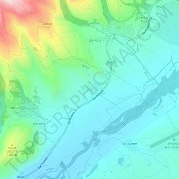 All地形图、海拔、地势