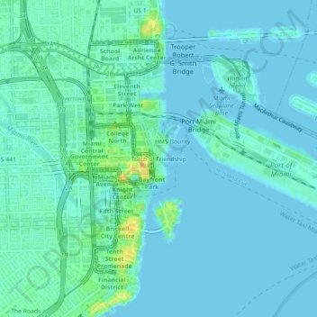Torch of Friendship地形图、海拔、地势
