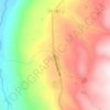 Cushman Dam地形图、海拔、地势