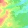 Le Champ Plaide地形图、海拔、地势