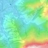 壩尾地形图、海拔、地势