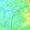 畚箕科地形图、海拔、地势