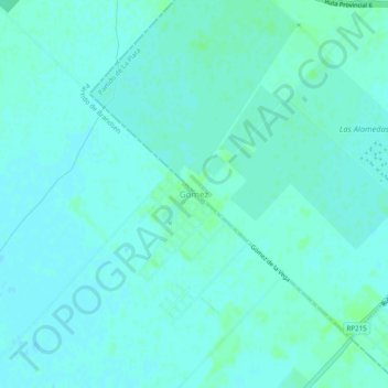 Gómez地形图、海拔、地势