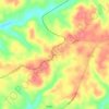Lyles地形图、海拔、地势