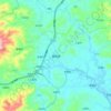 梅西镇地形图、海拔、地势
