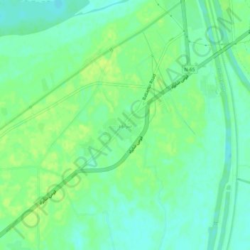 Babarloi地形图、海拔、地势