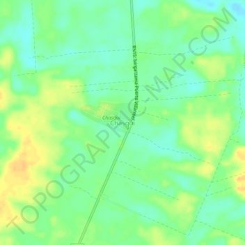 Chasqui地形图、海拔、地势