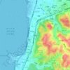 闊嘴埤地形图、海拔、地势