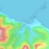 Djerba地形图、海拔、地势