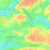 Les Fosses地形图、海拔、地势